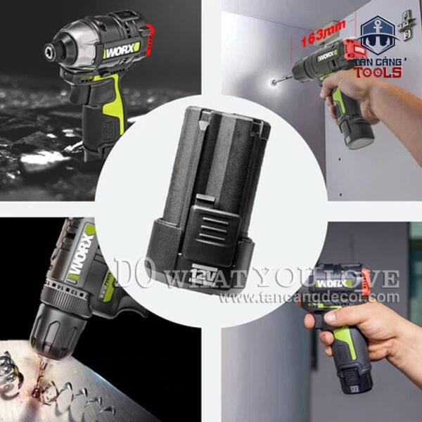 Alternative view of Pin Li-ion 12V 2.0Ah Worx WA3506