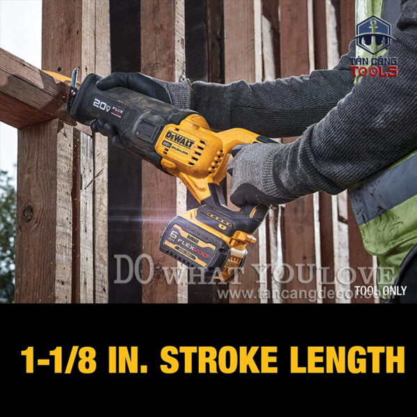 Máy Cưa Kiếm Dùng Pin DeWalt 20V DCS386N ( Thân Máy ) - Ảnh 7