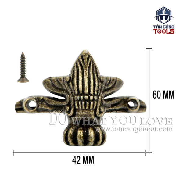 Alternative view of Nẹp Chân Hộp Đuôi công Cổ điển 20 – KT:C6cm