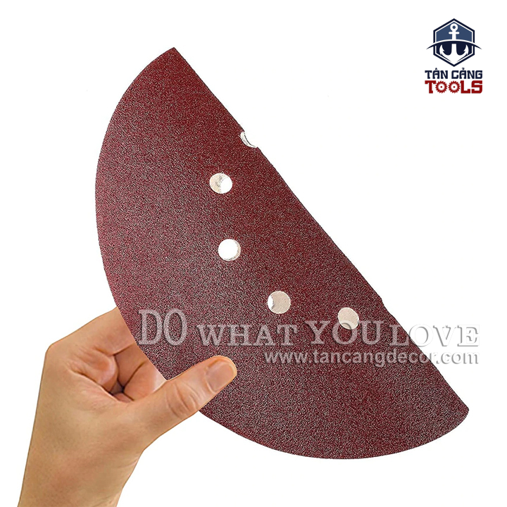 Combo 10 Giấy Nhám 8 Lỗ Dạng Dán 125 mm P120 - Ảnh 3