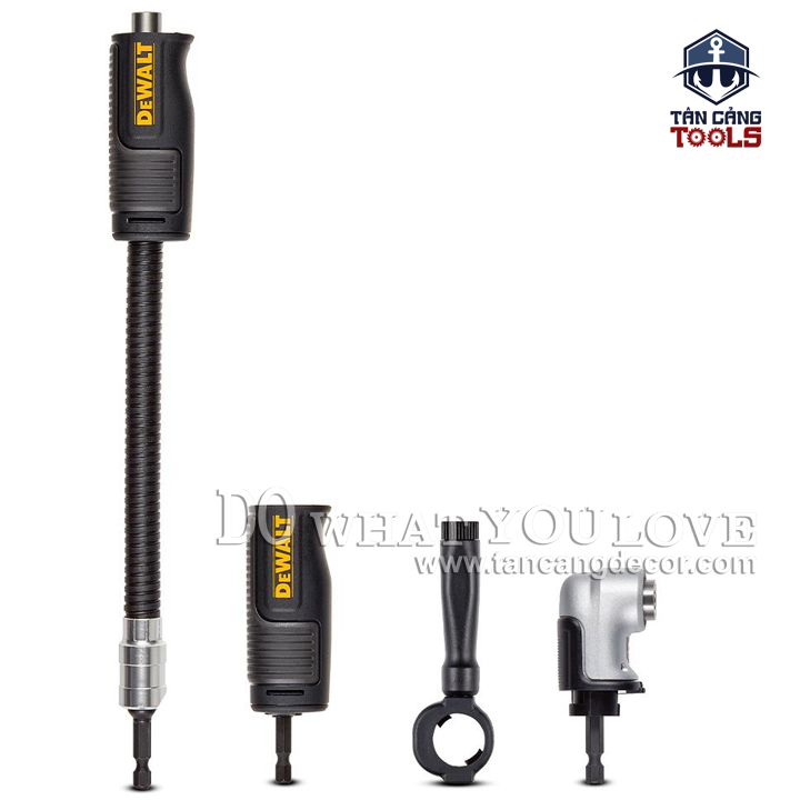 Combo Đầu Chuyển Bắn Vít Góc 4 In 1 DeWalt DT20502-QZ - Ảnh 3
