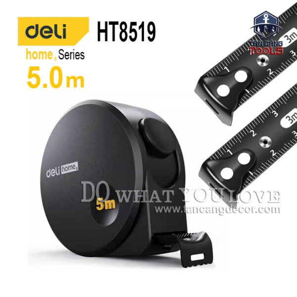 Thước Cuộn Thép 5.0 M Deli HT8519