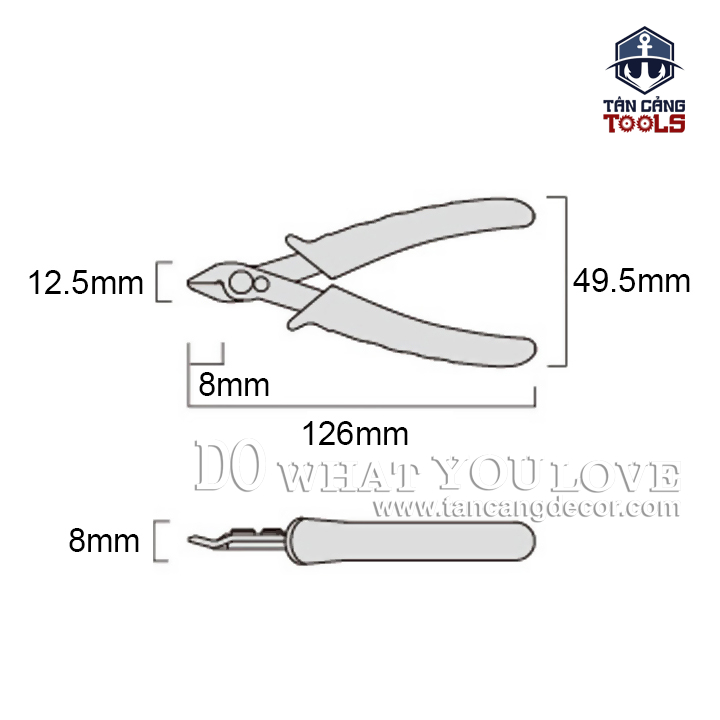 Kìm Cắt Mini Kỹ Thuật Fujiya MP1-125 - Ảnh 2