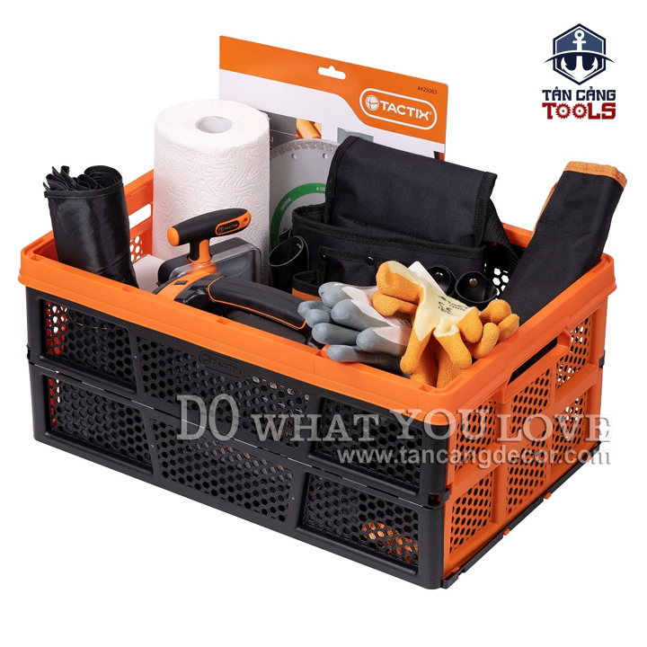 Thùng Nhựa Đa Năng Gấp Gọn 32 Lít Tactix 320232 - Ảnh 7