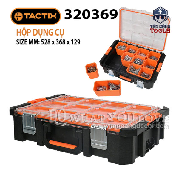 Hộp Đựng Linh Kiện Tiện Ích 12 Ngăn Tactix 320369