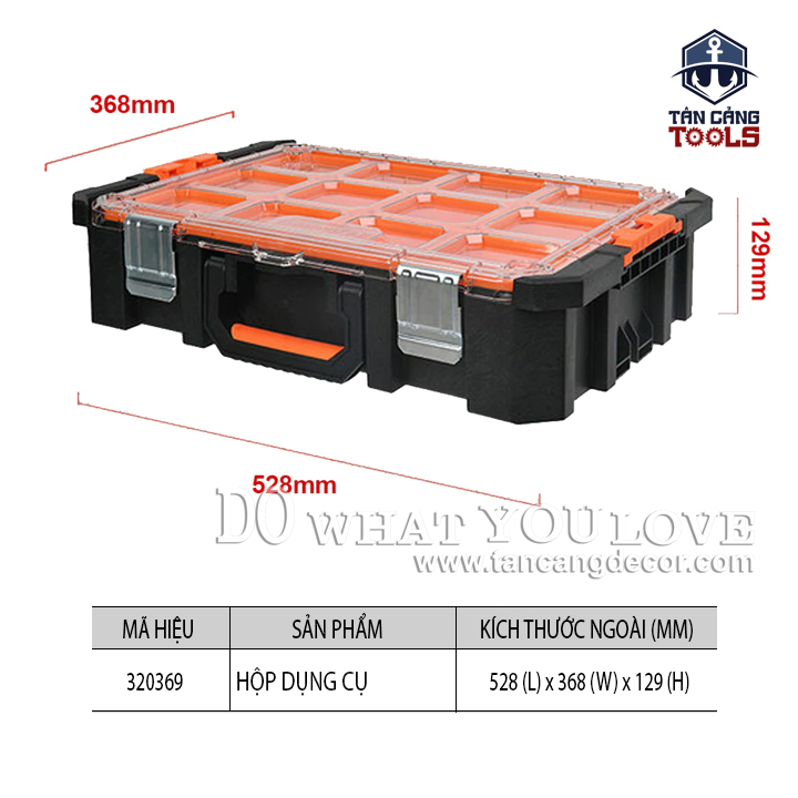 Hộp Đựng Linh Kiện Tiện Ích 12 Ngăn Tactix 320369 - Ảnh 3