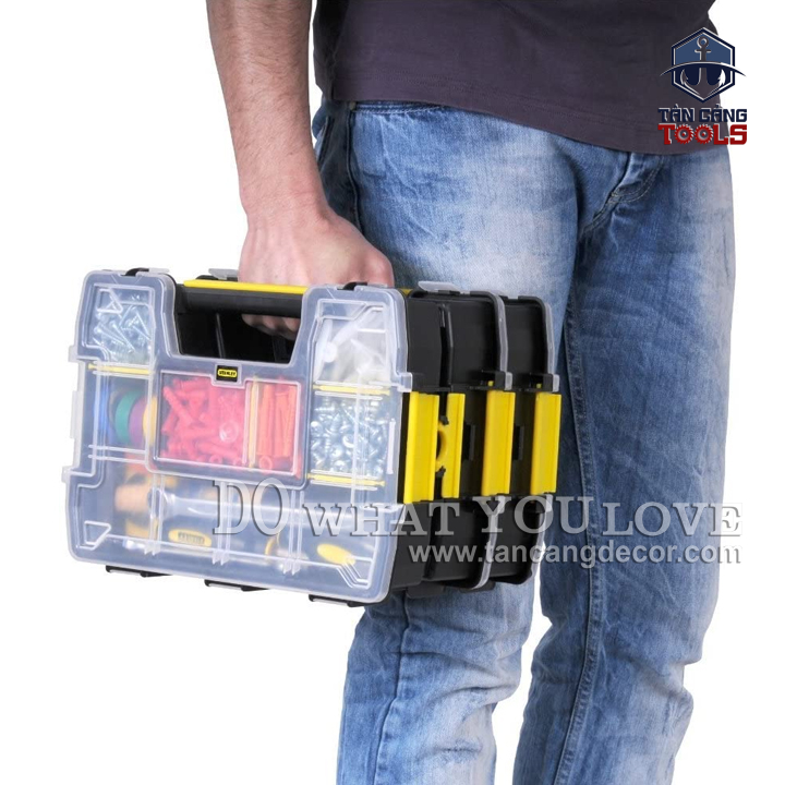 Hộp Đựng Linh Kiện Tiện Ích 10 Ngăn Stanley SortMaster STST14021 - Ảnh 5