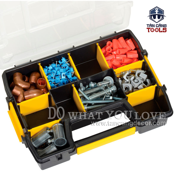 Hộp Đựng Linh Kiện Tiện Ích 10 Ngăn Stanley SortMaster STST14021 - Ảnh 9