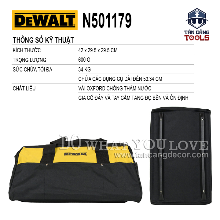 Túi Đựng Đồ Nghề 18 Inches DeWalt N501179 - Ảnh 2