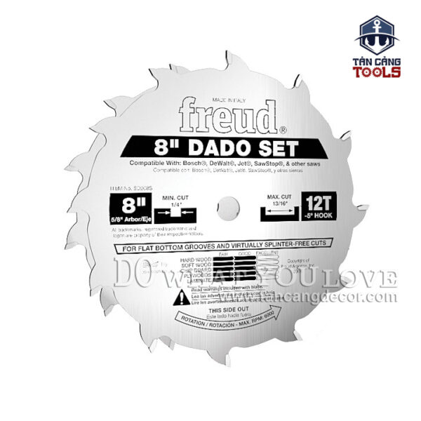 Combo Lưỡi Dado 20.32 x 16 mm Freud SD208S - Ảnh 4