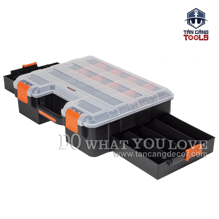 Hộp Đựng Linh Kiện Tiện Ích 17 Inches Kèm 2 Hộc Kéo Tactix 320043 - Ảnh 2