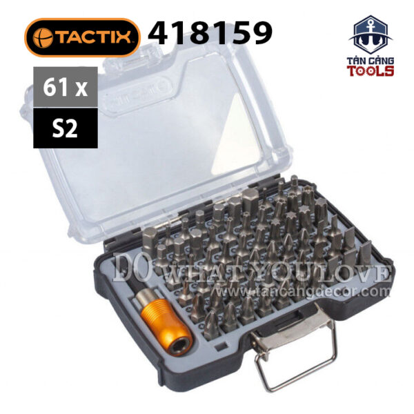 Bộ Đầu Bắt Vít Đa Năng 61 Chi Tiết Tactix 418159