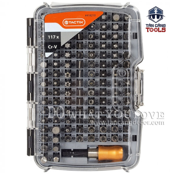 Bộ Đầu Bắt Vít Đa Năng 117 Chi Tiết Tactix 418210 - Ảnh 4