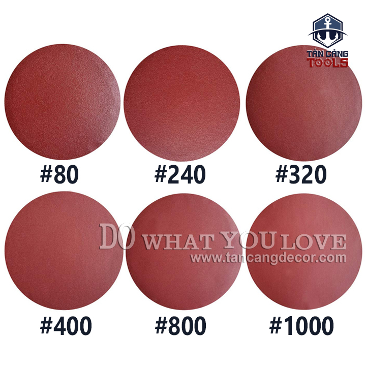 Combo 10 Giấy Nhám Đánh Bóng Chuỗi Hạt Dạng Dán 125 mm (nhiều tùy chọn) - Ảnh 5