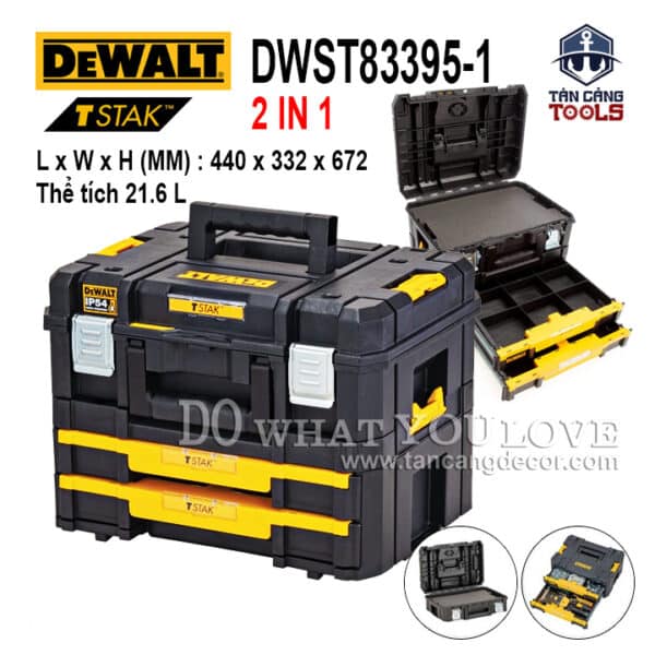 Combo 2 Hộp Đựng Dụng Cụ DeWalt DWST83395-1