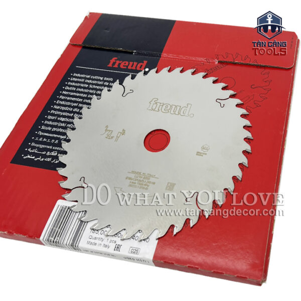 Lưỡi Cưa Gỗ Hợp Kim 185 x 25.4 mm x 40T Freud LU1H 0200 - Ảnh 3