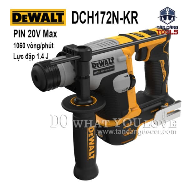 Máy Khoan Bê Tông 2 Chế Độ Dùng Pin DeWalt 20V DCH172N-KR ( Thân Máy )