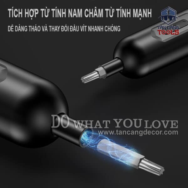 Máy Vặn Vít Điện Tử Sạc USB Komax 3.6V ( Đi Kèm 28 Chi Tiết ) - Ảnh 11