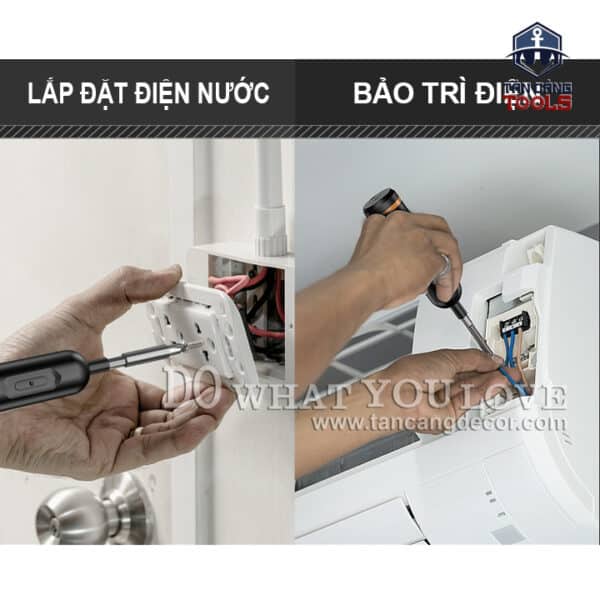 Máy Vặn Vít Điện Tử Sạc USB Komax 3.6V ( Đi Kèm 28 Chi Tiết ) - Ảnh 7