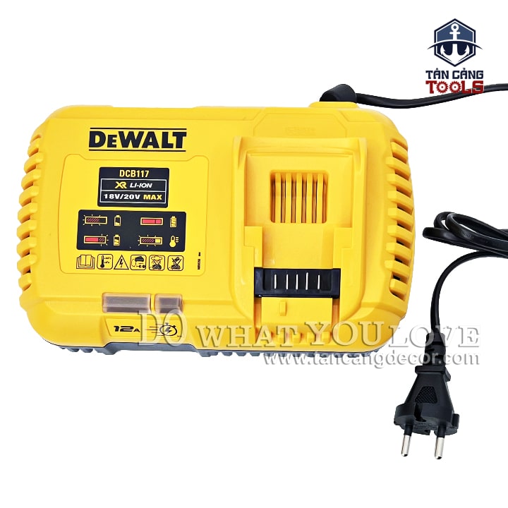 Sạc Pin Nhanh 18V/20V Max DeWalt DCB117-KR - Ảnh 2