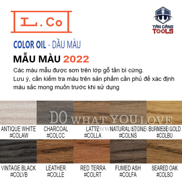 Dầu Màu L.Co - LCo Color Oil ( 10 Mã Màu )