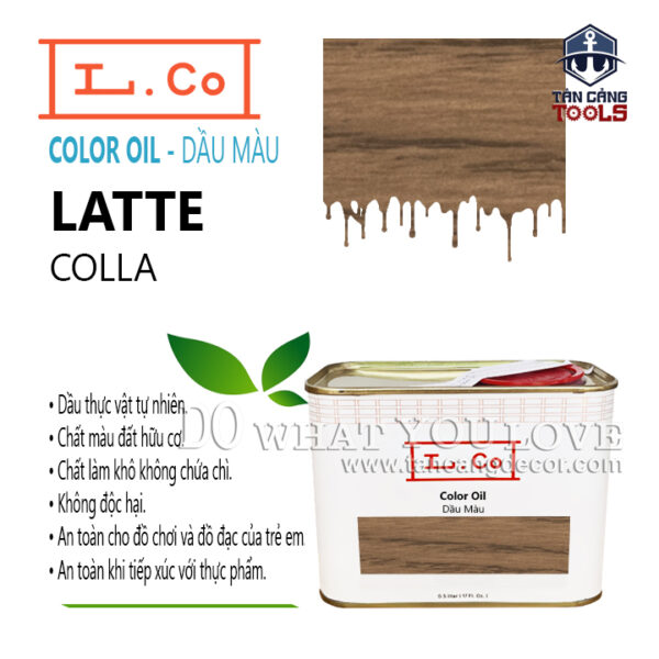 Dầu Màu L.Co – Màu Latte COLLA ( màu cũ Pebble ) - LCo Color Oil Latte