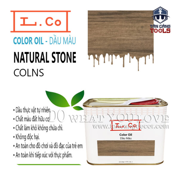 Dầu Màu L.Co – Màu Natural Stone COLNS ( màu cũ Biscuit )  - LCo Color Oil Natural Stone