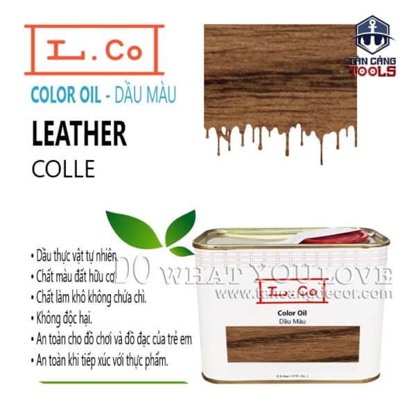 Dầu Màu L.Co – Màu Leather COLLE ( màu cũ Espresso ) - LCo Color Oil Leather