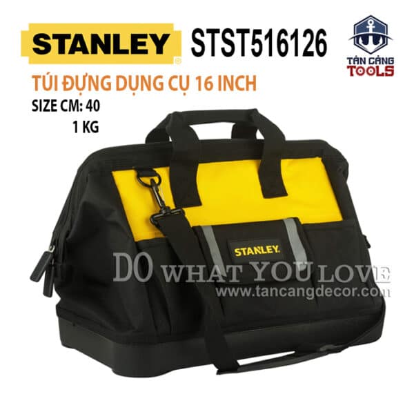 Túi Đựng Đồ Nghề Chống Thấm Nước 16 Inches Đế Chống Mòn Stanley STST516126