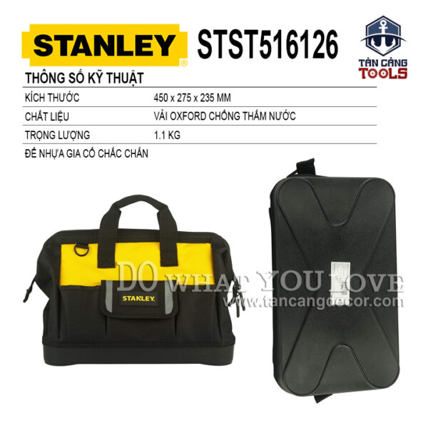 Alternative view of Túi Đựng Đồ Nghề Chống Thấm Nước 16 Inches Đế Chống Mòn Stanley STST516126
