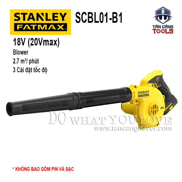 Máy Thổi Bụi Dùng Pin 20V Stanley FatMax SCBL01-B1 ( Thân Máy )