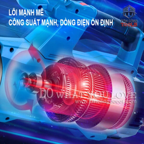 Máy Hút Thổi Bụi Có Điều Tốc Dongcheng Q1F-FF-120 - Ảnh 4