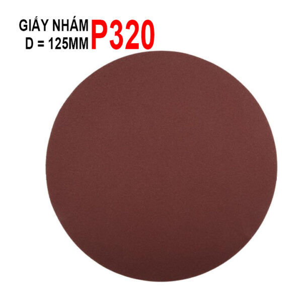 Combo 10 Giấy Nhám Đánh Bóng Chuỗi Hạt Dạng Dán 125 mm (nhiều tùy chọn) - P320