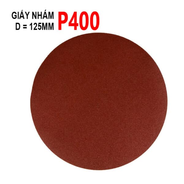Combo 10 Giấy Nhám Đánh Bóng Chuỗi Hạt Dạng Dán 125 mm (nhiều tùy chọn) - P400