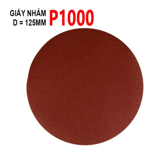 Combo 10 Giấy Nhám Đánh Bóng Chuỗi Hạt Dạng Dán 125 mm (nhiều tùy chọn) - P1000