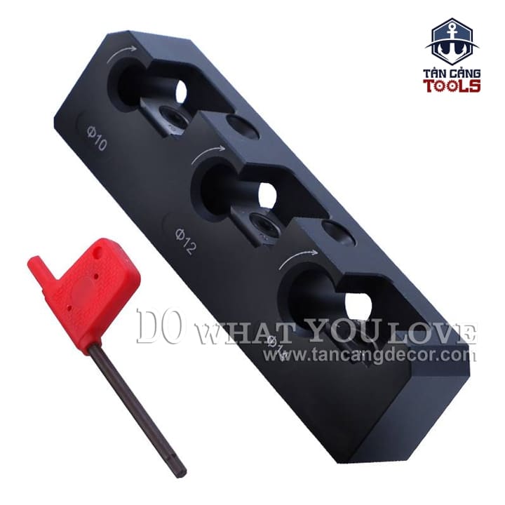 Bộ Dụng Cụ Chuốt Gỗ Tròn 10/12/14 mm Ganwei - Ảnh 2