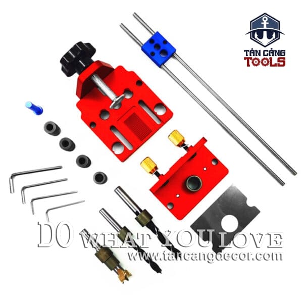 Alternative view of Bộ Cử Khoan Ốc Cam Liên Kết, Chốt Gỗ Fonson Tools X -400