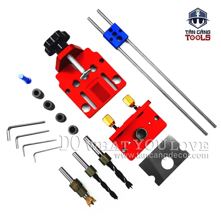 Bộ Cử Khoan Ốc Cam Liên Kết, Chốt Gỗ Fonson Tools X -400 - Ảnh 2