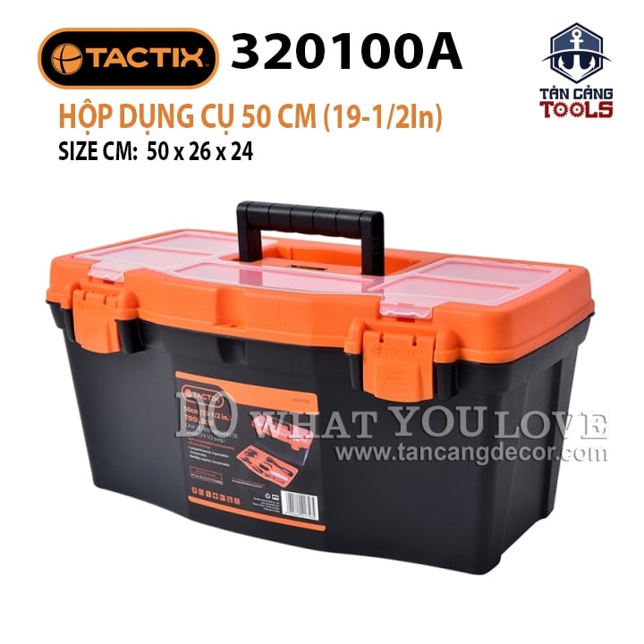 Thùng Đựng Đồ Nghề 50 Cm Tactix 320100A