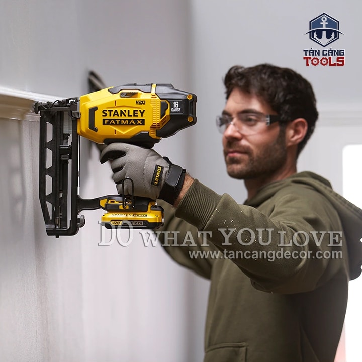 Combo Súng Bắn Đinh T Dùng Pin 20V Stanley FatMax SCN616D2K-B1 ( Thân Máy. 2 Pin 2.0Ah, Sạc ) - Ảnh 5