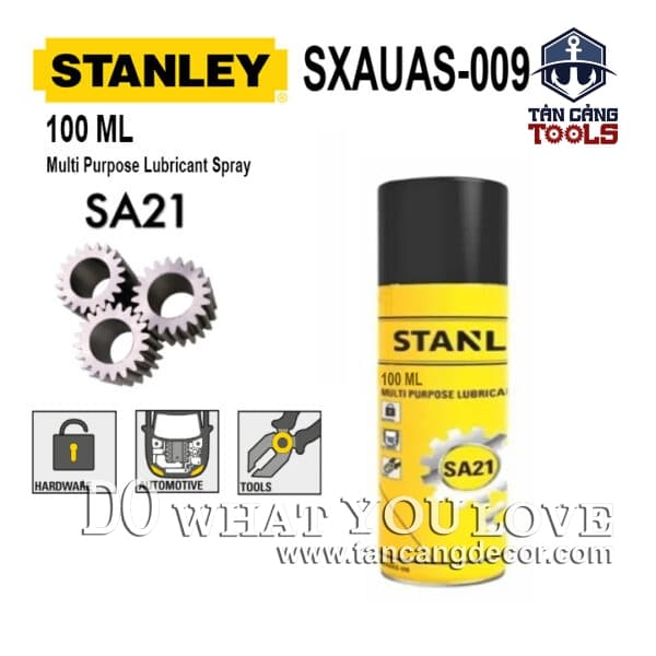 Bình Xịt Chống Sỉ Rét Và Bôi Trơn Đa Năng SA21 100 ML Stanley SXAUAS-009