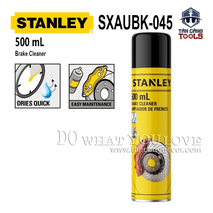 Chai Xịt Vệ Sinh Phanh Thắng Xe 500ML Stanley SXAUBK-045
