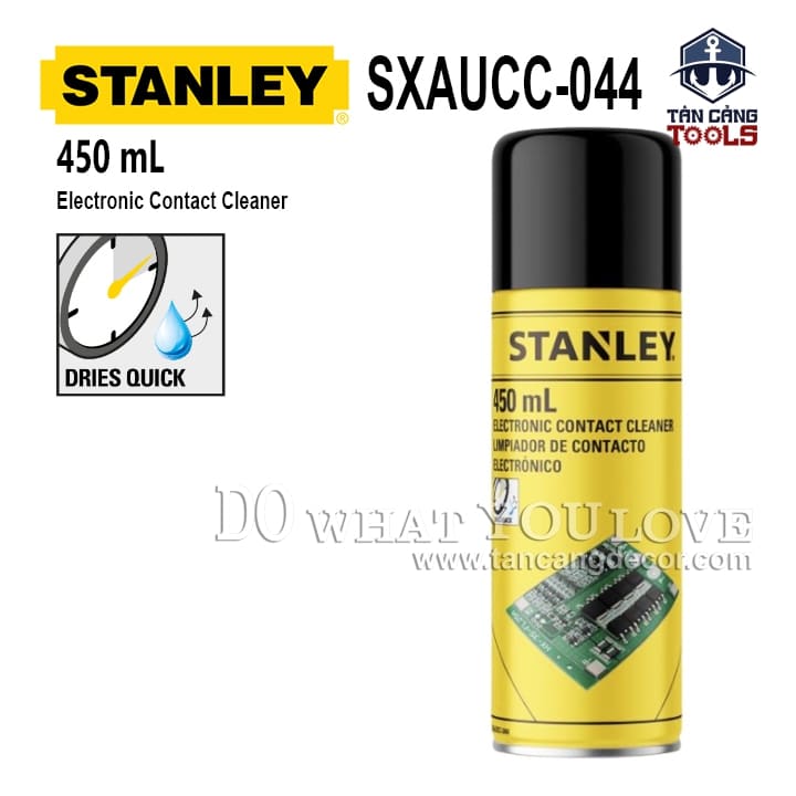 Chai Dung Dịch Vệ Sinh Tiếp Điểm Mạch Điện Tử 450ML Stanley SXAUCC-044