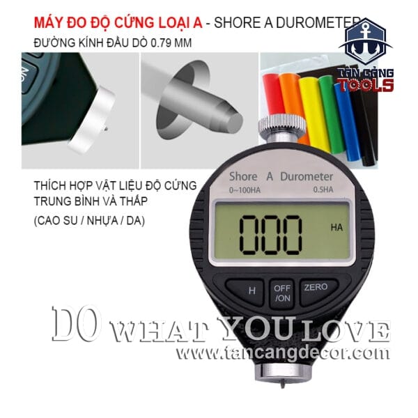 Đồng Hồ Đo Độ Cứng Điện Tử Loại A ( Vật Liệu Đàn Hồi )