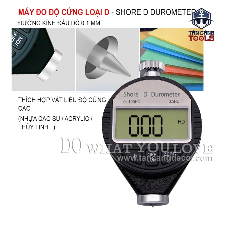 Đồng Hồ Đo Độ Cứng Điện Tử Loại D ( Vật Liệu Cứng )