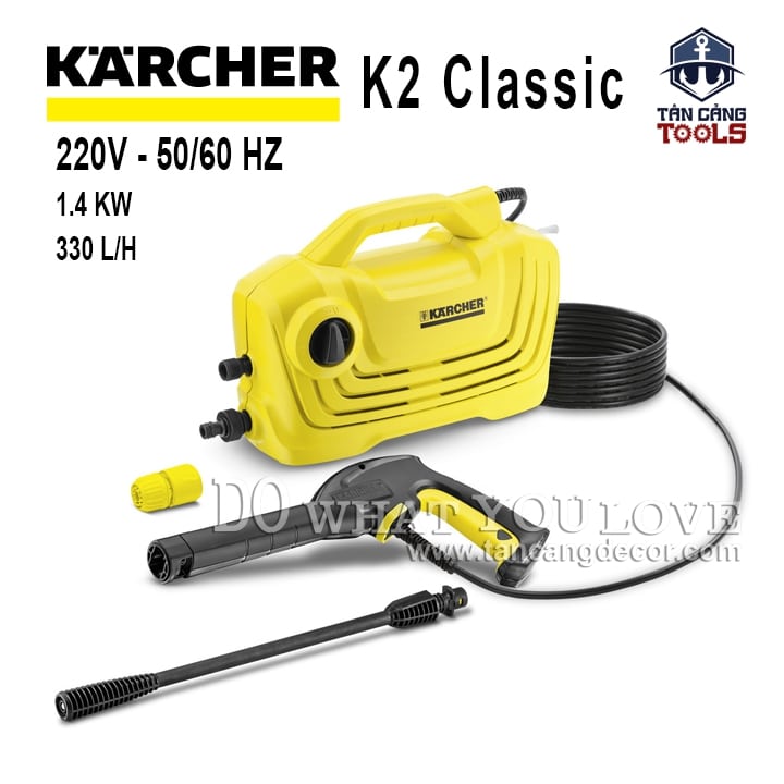 Máy Xịt Rửa Xe Cao Áp Karcher K2 Classic 1400W