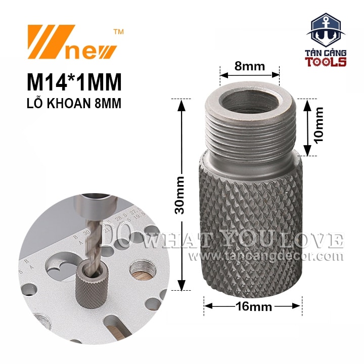 Nút Định Vị Lỗ Khoan 8 mm Cho Cử Khoan Wnew