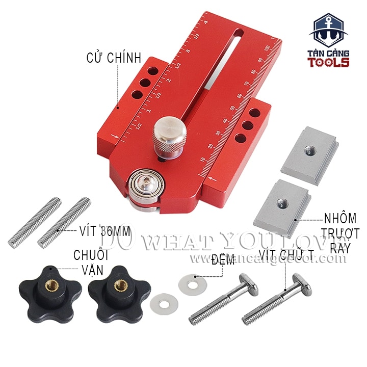 Bộ Cử Chặn Gỗ Và Dẫn Hướng Trên Cưa Bàn Xiuyi KS-110 - Ảnh 2