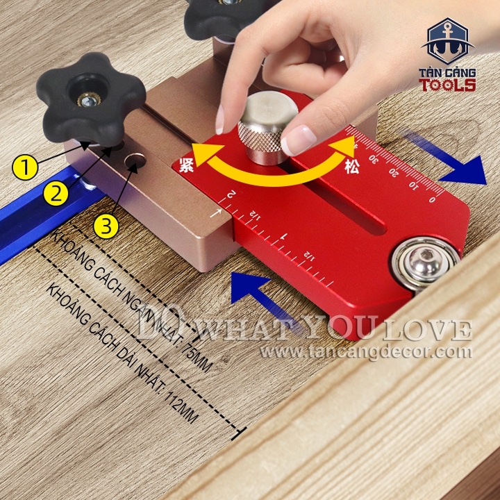 Bộ Cử Chặn Gỗ Và Dẫn Hướng Trên Cưa Bàn Xiuyi KS-110 - Ảnh 5