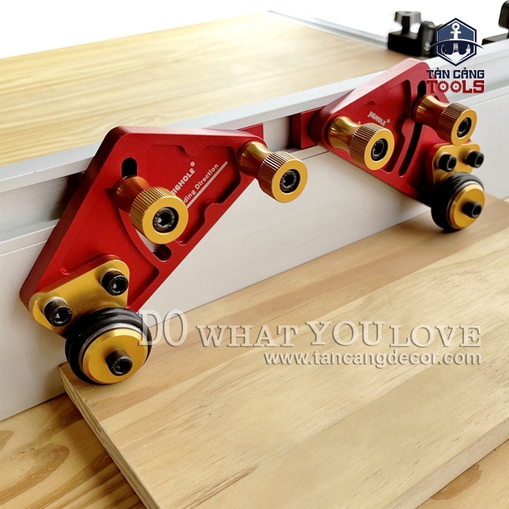 2 Bộ Cử Chặn Gỗ Và Dẫn Hướng Trên Cưa Bàn, Bàn Phay Jighole - Mẫu 1 - Ảnh 5